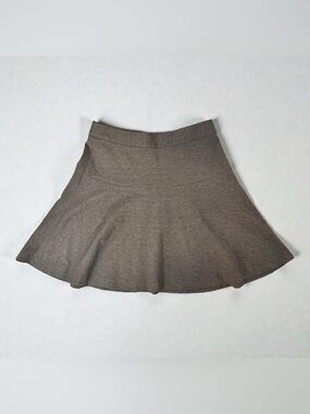 Banana Republic Gray Fit and Flare A-Line Mini Skater Skirt Size 0